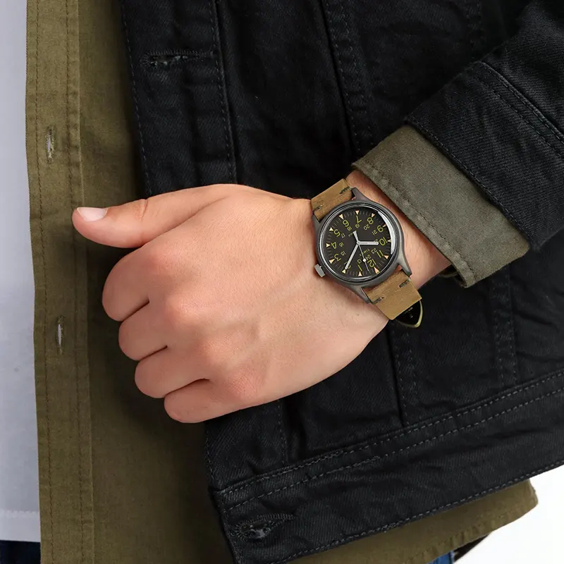 Timex MK1 Field Watch Line Black Dial Men's Watch- TW2R97000VK